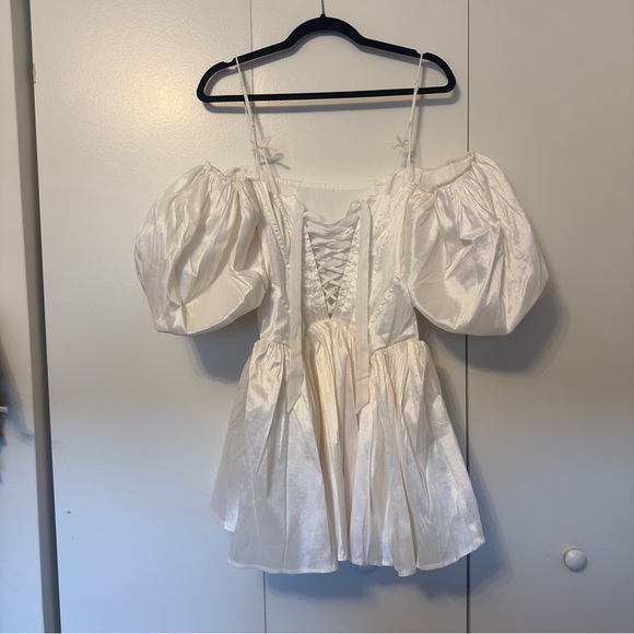 For Love & Lemons Bridal Mia Mini Dress - Picture 3 of 10